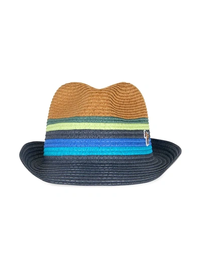 Paul Smith Junior Kids' Stripe-detail Sun Hat In Neutrals