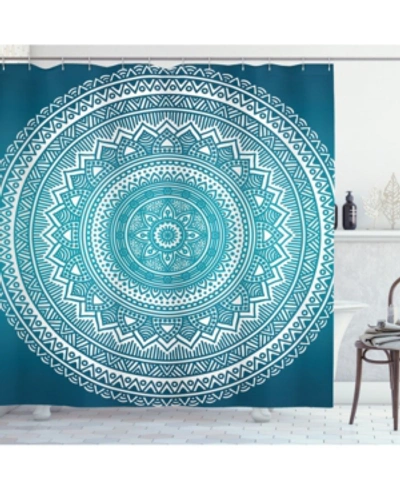Ambesonne Turquoise Ombre Shower Curtain Bedding In Multi