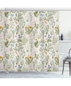 AMBESONNE FLORAL SHOWER CURTAIN BEDDING