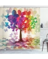 AMBESONNE ABSTRACT SHOWER CURTAIN BEDDING