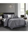 Nanshing Mindy 7-pc. Comforter Set, Queen In Gray