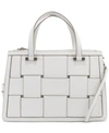 ALFANI WOVEN WORK SATCHEL, CREATED FOR MACY'S