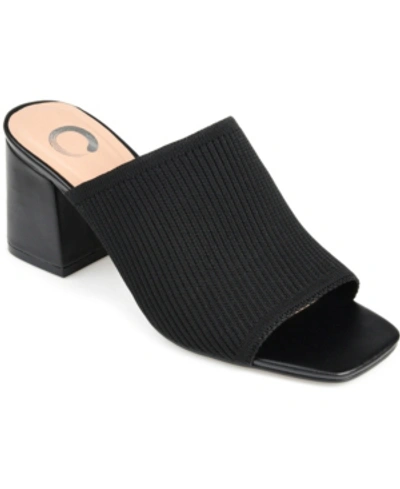 Journee Collection Collection Women's Wide Width Lorenna Mule In Black