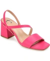 Journee Collection Collection Women's Wide Width Lirryc Pump In Magenta