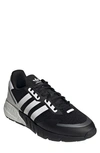 Adidas Originals Zx 1k Boost Sneaker In Core Black/ Silver