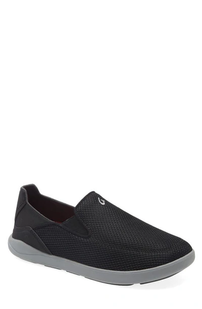 Olukai Nohea Pae Slip-on In Black/ Black