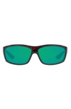 Costa Del Mar 65mm Polarized Sunglasses In Dark Tortoise