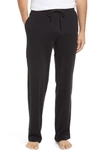 Daniel Buchler Peruvian Pima Lightweight Cotton Lounge Pants In Black
