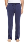 Daniel Buchler Pima Cotton Pajama Pants In Navy