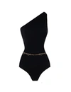 ANAIS & MARGAUX ODETTE BLACK SWIMSUIT WITH CHAIN
