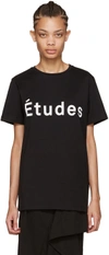 ETUDES STUDIO Black Page Logo T-Shirt