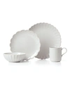 LENOX FRENCH PERLE SCALLOP 4 PIECE PLACE SETTING