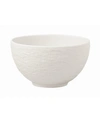Villeroy & Boch Manufacture Rock Blanc Small Rice Bowl In White