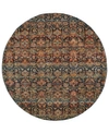 Jhb Design Andorra Valley Multi 7' 10" Round Area Rug In Multi
