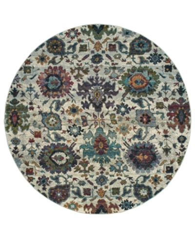 Jhb Design Andorra Catalan Stone 7' 10" Round Area Rug