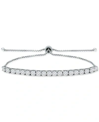 GIANI BERNINI CUBIC ZIRCONIA BOLO BRACELET, CREATED FOR MACY'S