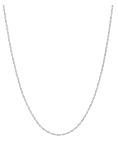 Macy's Chain Link 18" Necklace In Sterling Silver