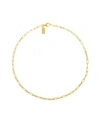 Ben Oni 18k Gold Vermeil Paper Clip Necklace In Gold