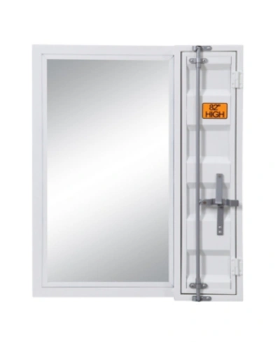 Acme Furniture Cargo Vanity Mirror In White