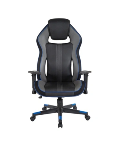 Osp Home Furnishings Boa Gaming Chair In Gray