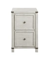 Osp Home Furnishings Baton Rouge 2 Drawer File Cabinet In Open White