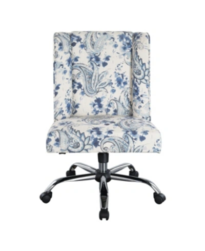 Osp Home Furnishings West Grove Managers Chair In Blue