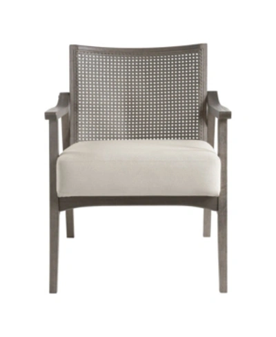 Osp Home Furnishings Lantana Arm Chair In Open White