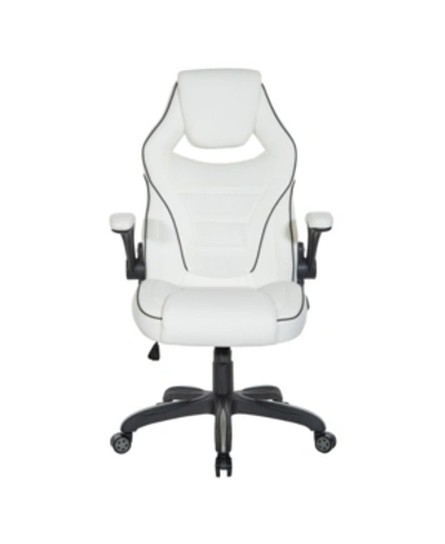 Osp Home Furnishings Oversite Gaming Chair In White