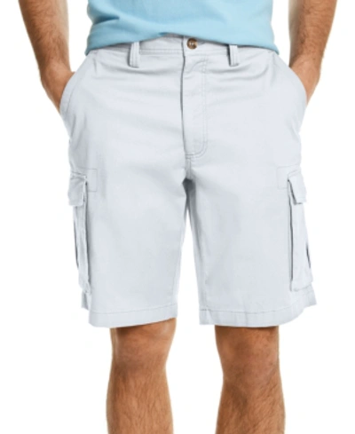 Club Room Men's Stretch Cargo Shorts, Created For Macy's In Bright White