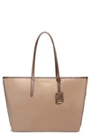 Tumi Voyageur Everyday Nylon Tote In Fossil