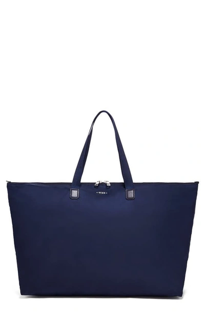 Tumi Voyageur Just In Case Packable Nylon Tote In Indigo
