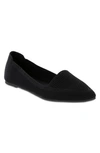 Mia Corrine Knit Flat In Black