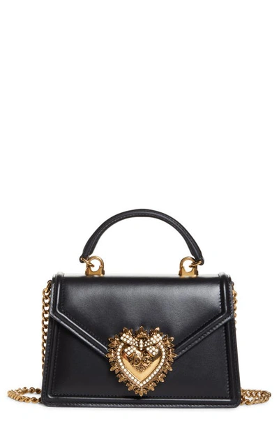 Dolce & Gabbana Devotion Mini Leather Top-handle Bag