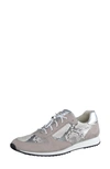 Paul Green Elvis Sneaker In Stone Silver Pebble Python