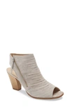 Paul Green Cayanne Peep Toe Sandal In Stone Suede