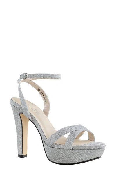 Touch Ups Elena Platform Sandal In Silver