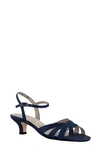 Touch Ups Jane Ankle Strap Sandal In Navy