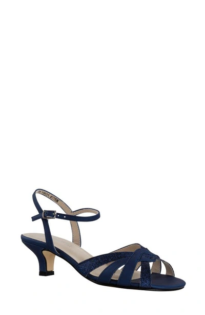 Touch Ups Jane Ankle Strap Sandal In Navy