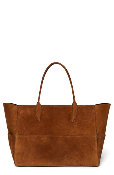 Métier London Large Incognito Cabas Suede Tote In Marrakech