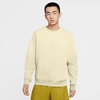 Nike Sportswear Club Fleece Crewneck Sweatshirt In Coconut Milk/white