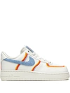 Nike Air Force 1 '07 Lv8 "denim Swoosh" Sneakers In White