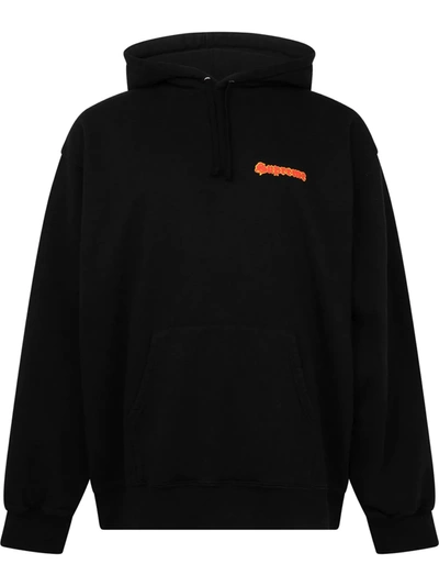 Supreme Love Graphic-print Hoodie In Black