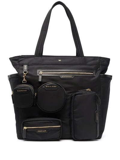 Anya Hindmarch Oversized Tote Bag In Black