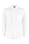 Comme Des Garçons Shirt Long-sleeve Buttoned Shirt In White