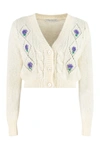 ALESSANDRA RICH CROPPED-LENGTH KNITTED CARDIGAN,FAB2507K3212 18811
