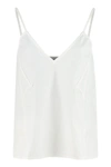 Ambush V-neck Sleeveless Tank Top In White