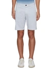 Theory Men's Zaine Solid Chino Shorts In Smoke