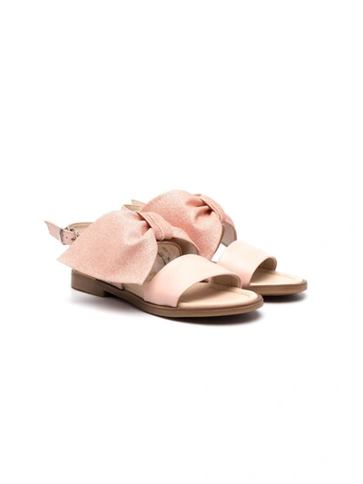 Florens Teen Bow-detailed Sandals In 粉色