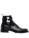 GIVENCHY PADLOCK-DETAIL ANKLE BOOTS