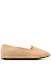 VIBI VENEZIA GROSGRAIN TRIM LOAFERS